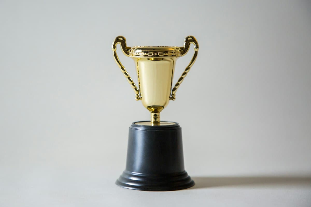 Trofeo en miniatura